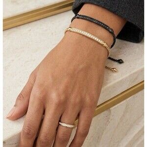 Kendra Scott OTT  Bundle Of 2 Adjustable Chain Bracelet in GUNMETAL And GOLD